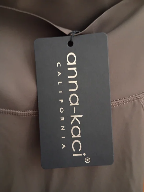 Anna-Kaci High-Waist Gray Leggings - Picture 2 of 5